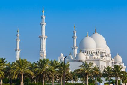 Popular destinations in the UAE include Abu Dhabi