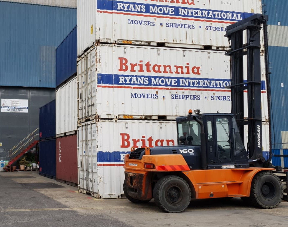 britannia ryans ireland move containers