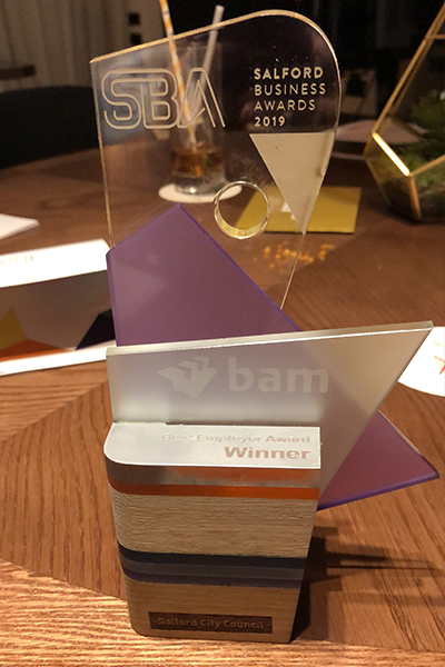 Best Employer Award Sponsored by BAM