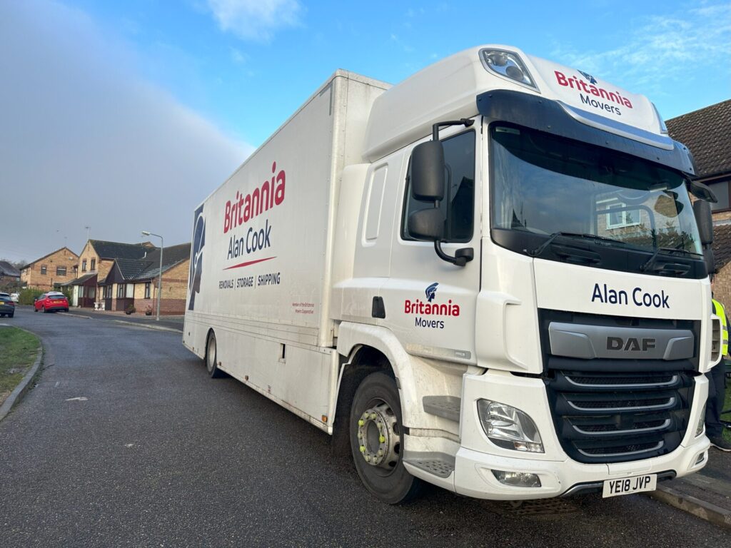 britannia alan cook removals vehicle for home moves