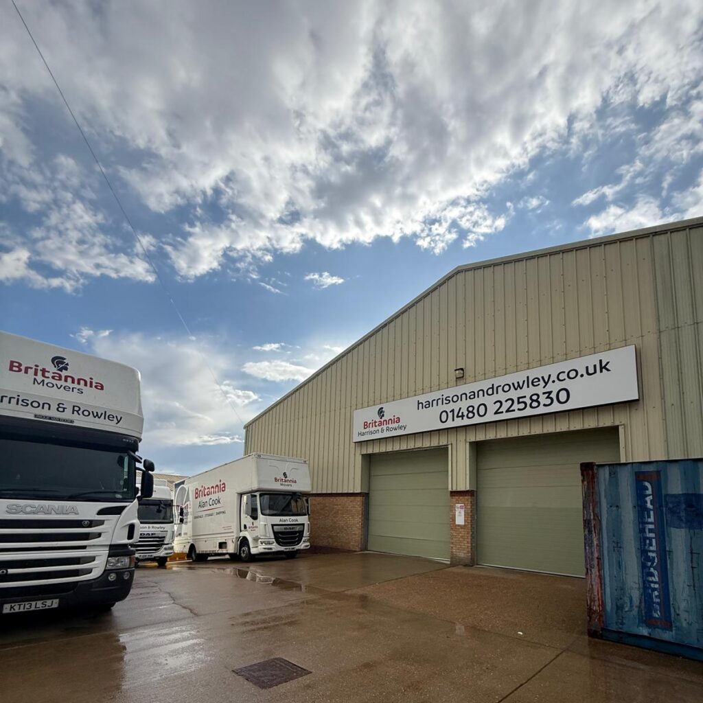 britannia harrison & rowley depot and trucks