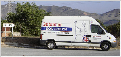 britannia southern van in spain